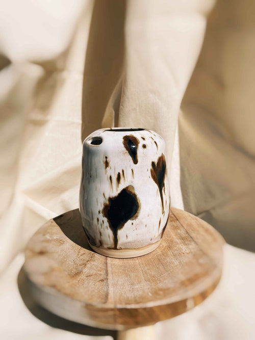 cow print travel mug