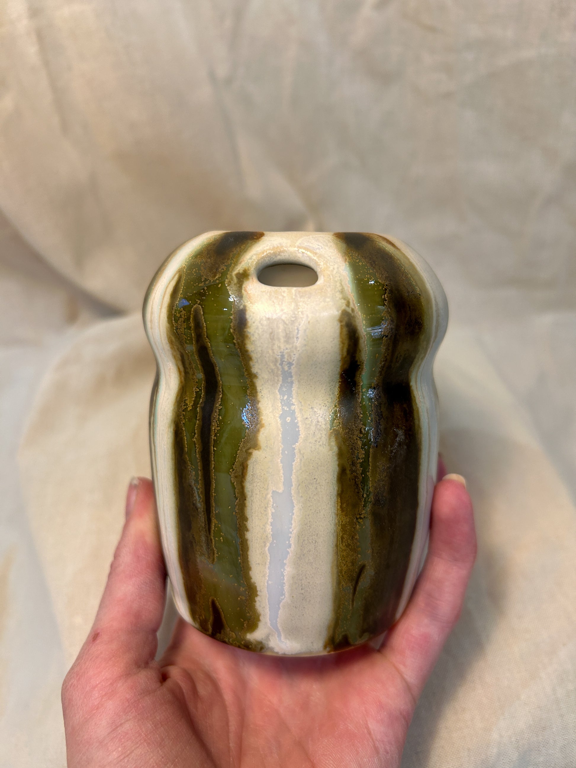Stripe ceramic travel cup - Design Junction