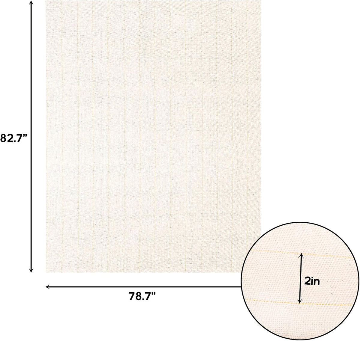 Yarlung Primary Tufting Cloth with Marked Lines 210 x 200 cm