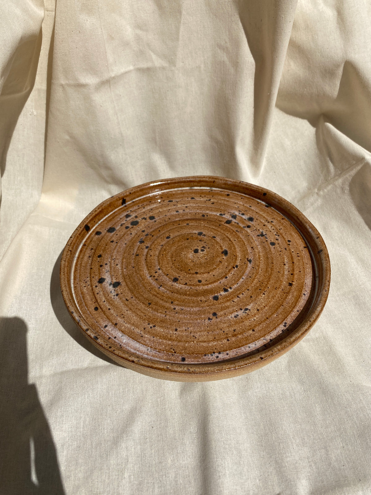 speckled swirl plate - Design Junction