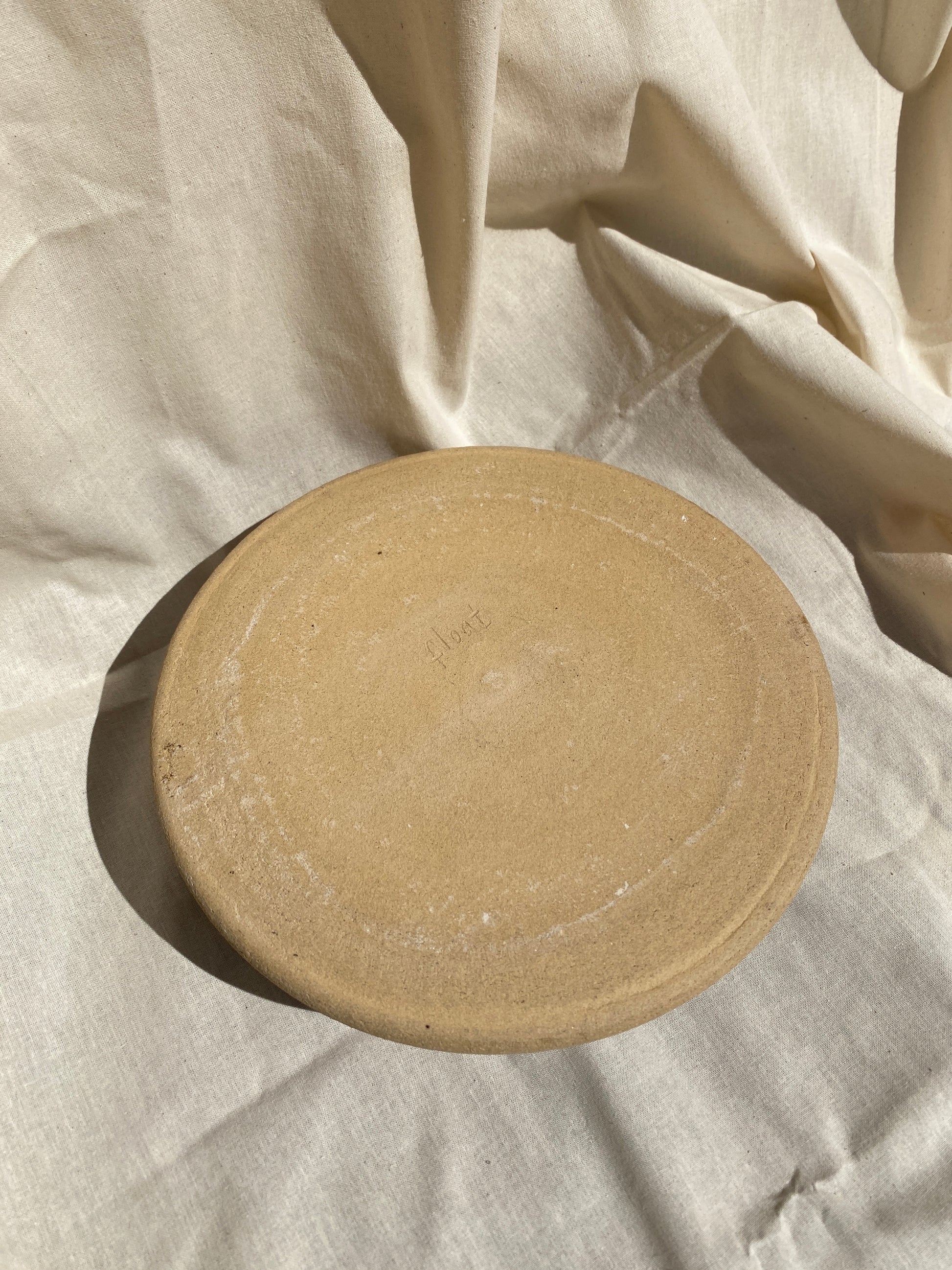 speckled amber plate