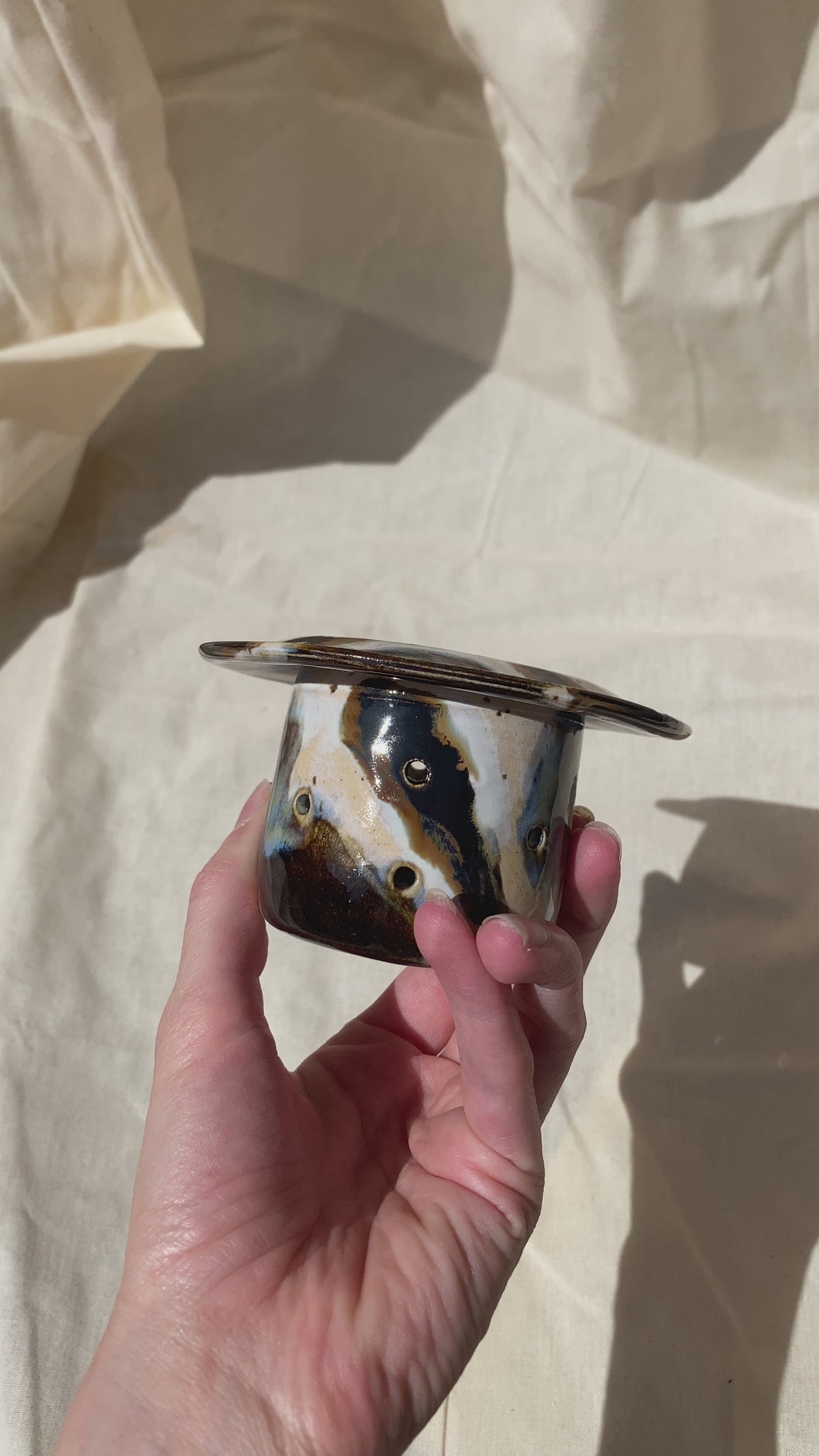 Elevate Your Tea Ritual with the Abstract Tea Strainer