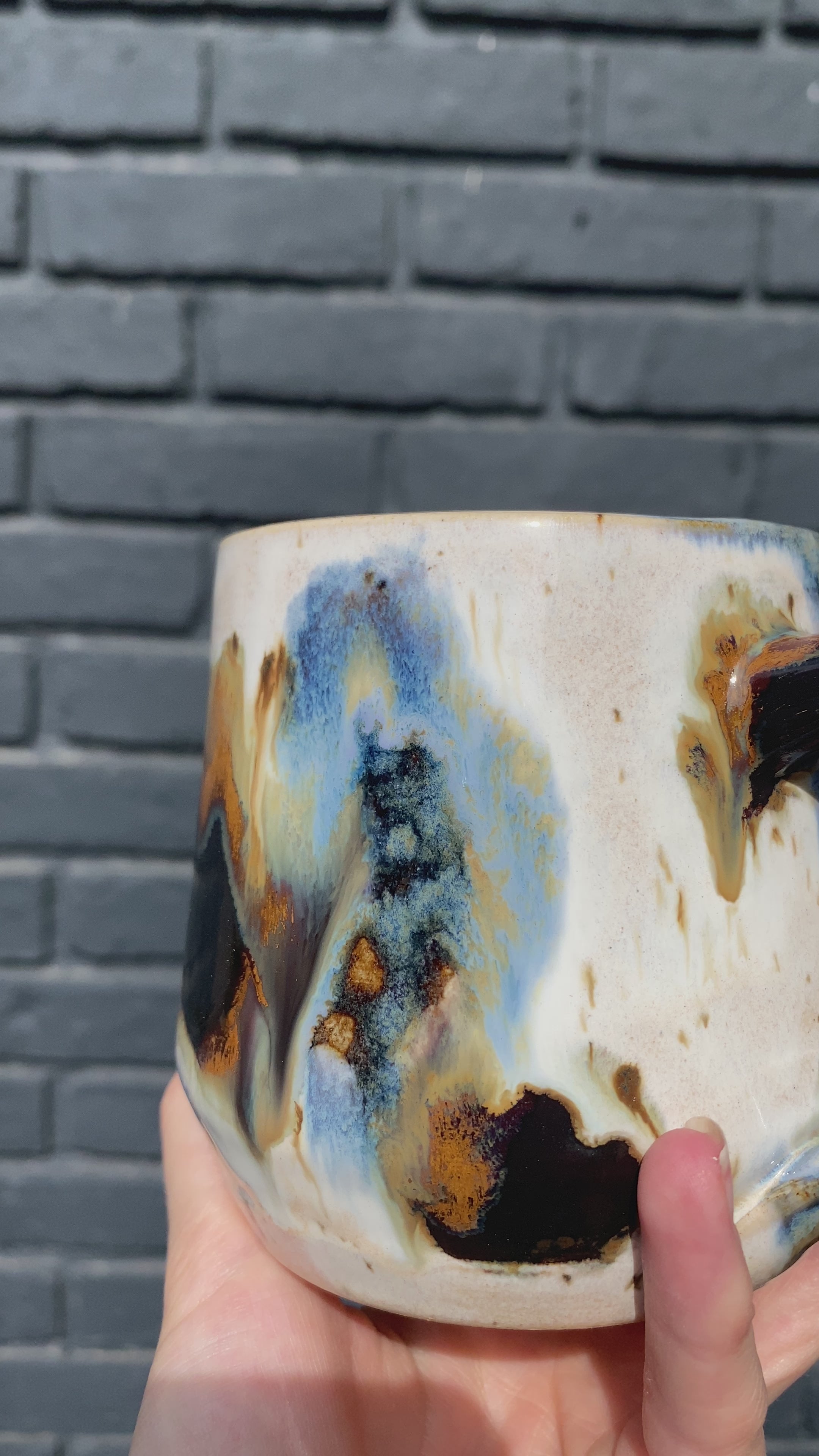 Abstract horizon mug